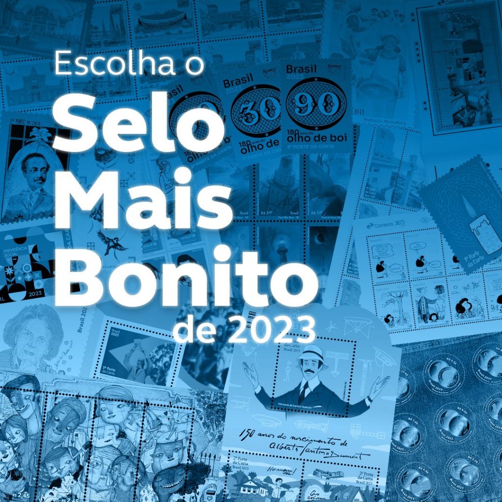 ESCOLHA O SELO DO BRASIL MAIS BONITO DE 2023 - Filacap - Cachoeira Paulista